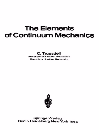 خرید و دانلود نسخه کامل کتاب The elements of continuum mechanics