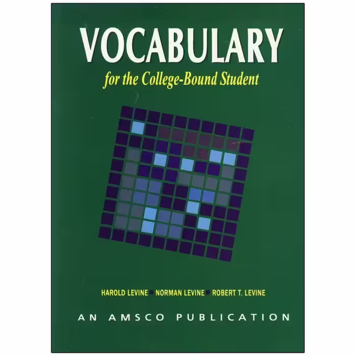 Vocabulary For the College Bound Student 4th