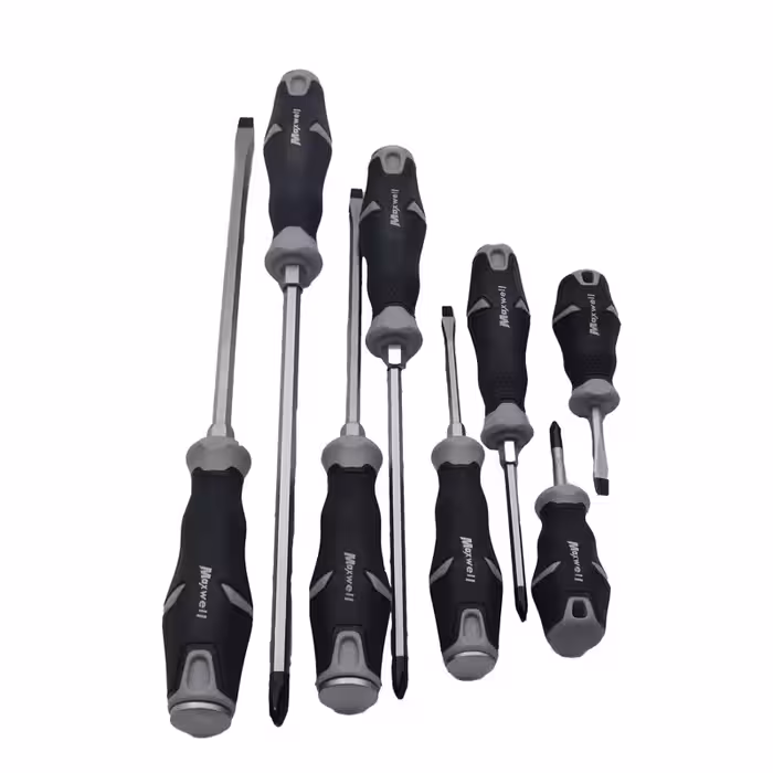 پیچ گوشتی ضربه خور مکسول مدل HRC-54 بسته 8 عددی | کالا مکس