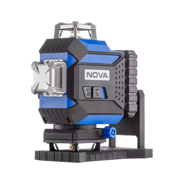 تراز لیزری شارژی چهار بعدی 360 درجه سبز نووا مدل 2677G