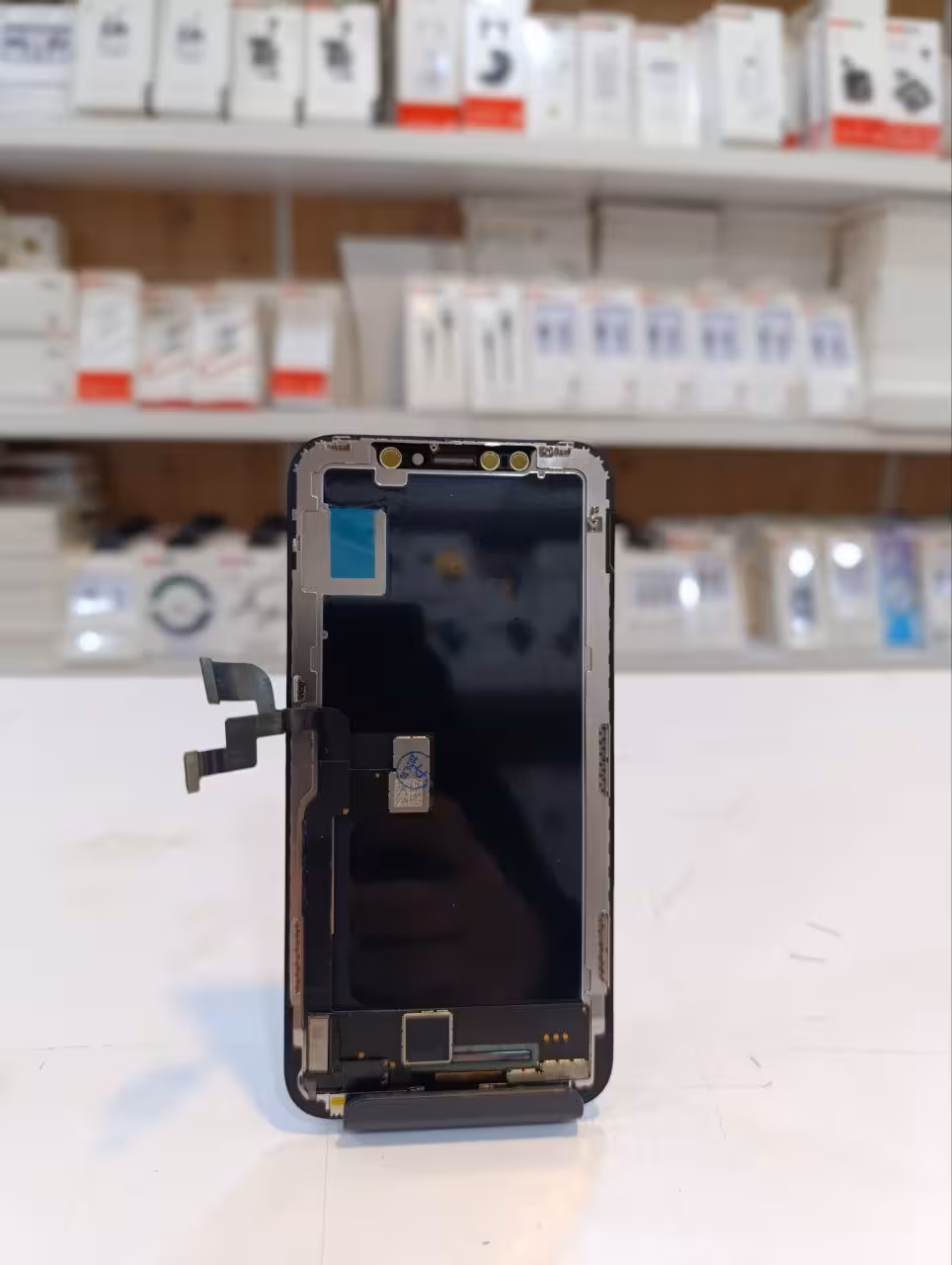LCD IPhone X Black Full Original Second Hand