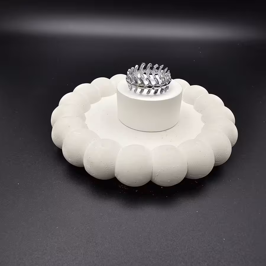 انگشتر استیل طرح ستون فقرات