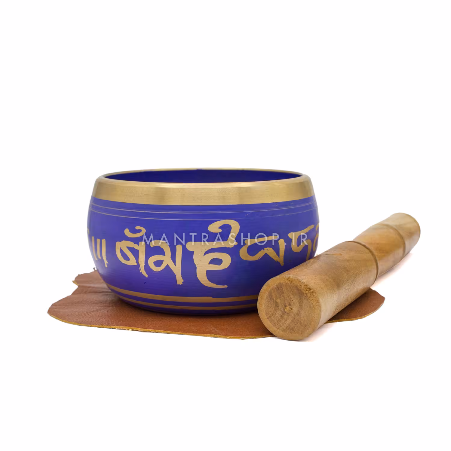 کاسه تبتی بنفش نقش برجسته بودا – قطر دهانه 10 سانتی متر