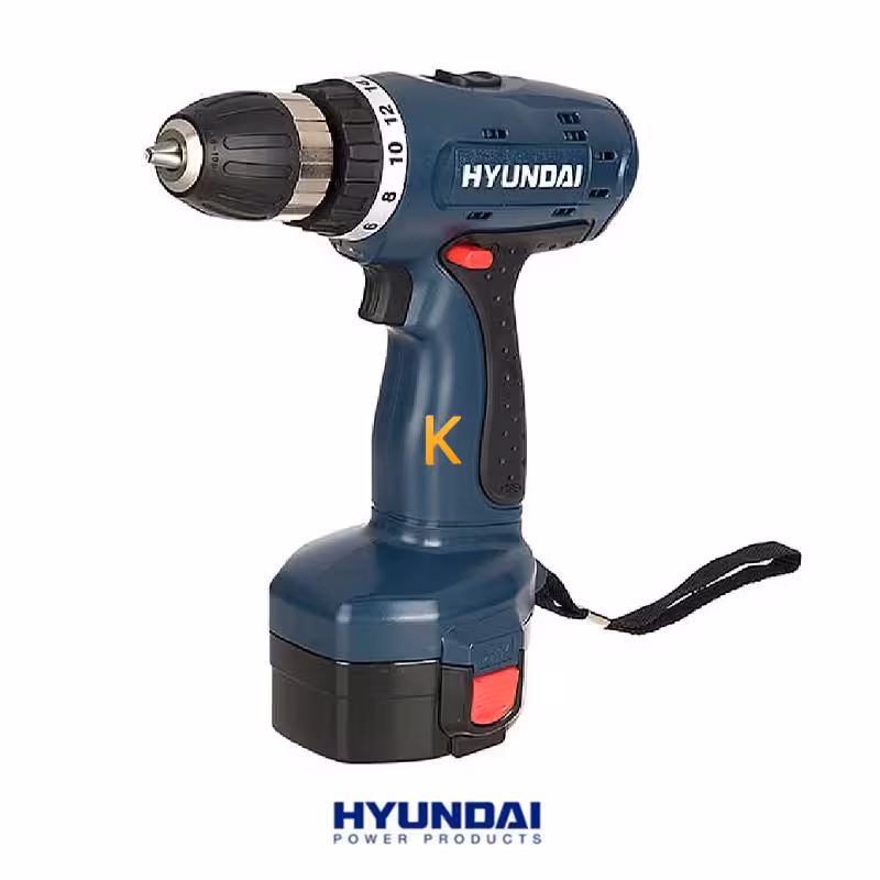 دریل پیچ گوشتی شارژی مدل HP214-CD هیوندای