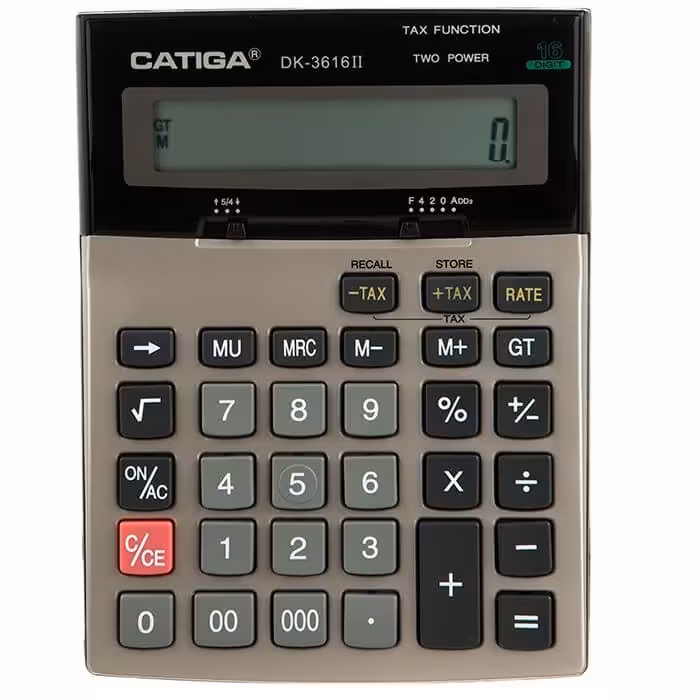 ماشین حساب رومیزی کاتیگا CD-3616ll-16RP