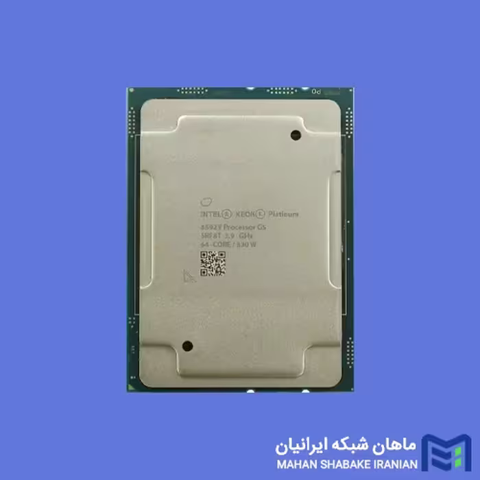 CPU سرور Intel Xeon-Platinum 8592V با فرکانس 2.0GHz، 64 هسته و توان 330W