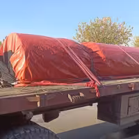 چادر تمام ضدآب FIT تریلی مارال کمپرس لبه کفی تک خاور