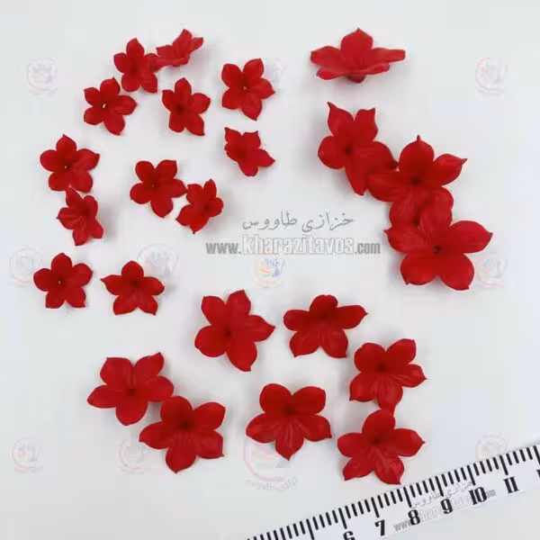 گل خمیری 5 پر ( قرمز )