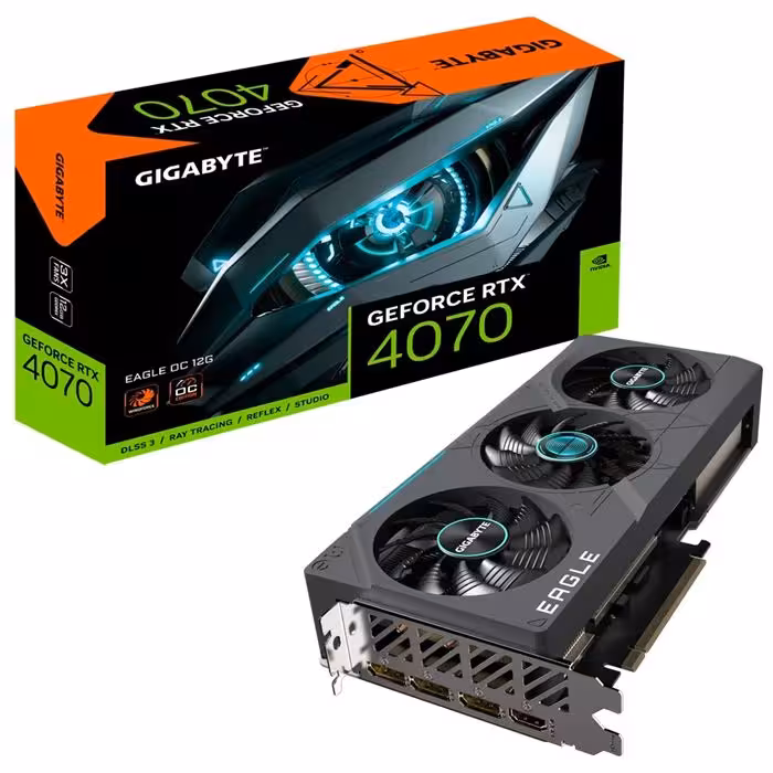 کارت گرافیک گیگابایت مدل GeForce RTX™ 4070 EAGLE OC 12G