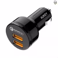 شارژر فندکی آکی Aukey CC-T8 Dual Port Car Charger