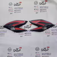 قاب ( فلاپ ) بغل بلوری چراغ جلو موتور اپاچی 200 جدید نیوفیس مشکی اصلی (جفتی)