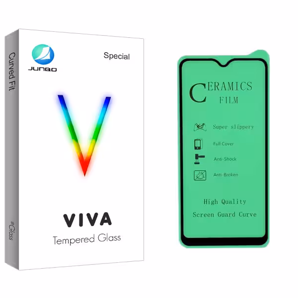 محافظ صفحه نمایش سرامیکی جانبو مدل Viva Glass مناسب برای گوشی موبایل سامسونگ Galaxy M20 | کالا برتری