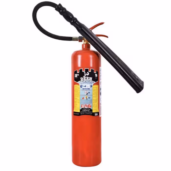 کپسول آتش نشانی دژ co2  شش کیلویی