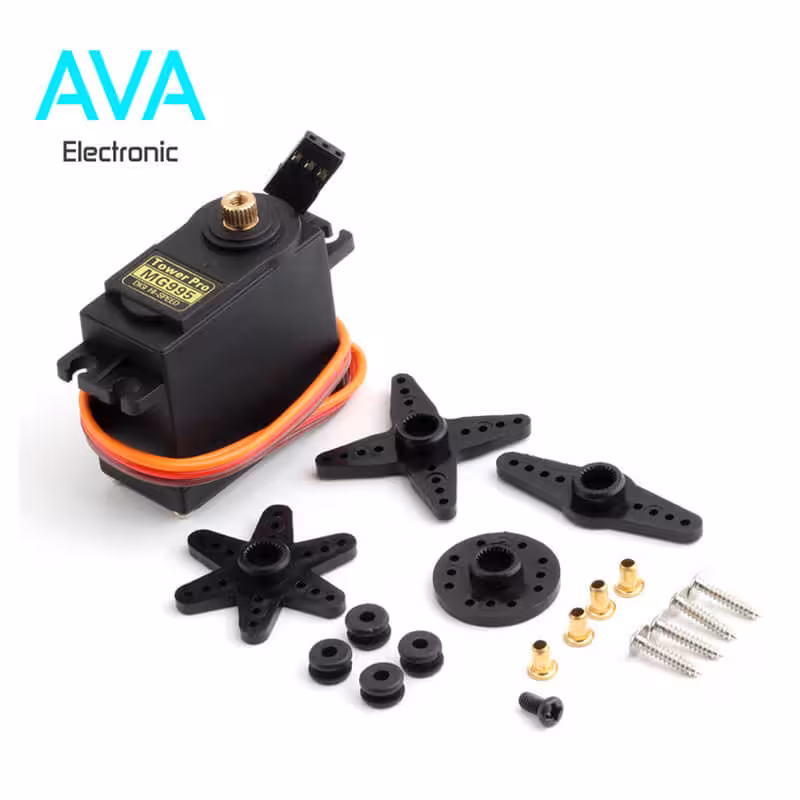 سروو موتور دنده فلزی MG995 با زاویه چرخش 360 درجه