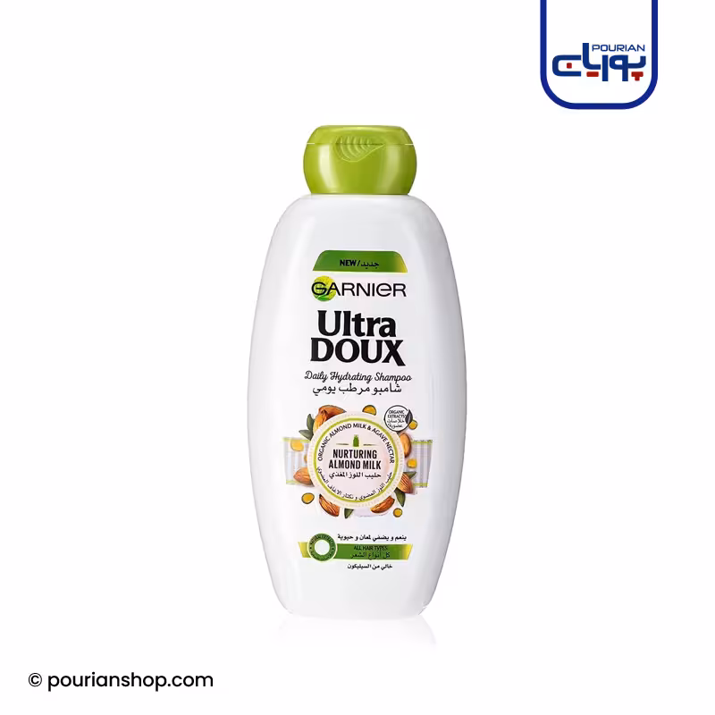 شامپو آبرسان شیر بادام گارنیر Ultra Doux