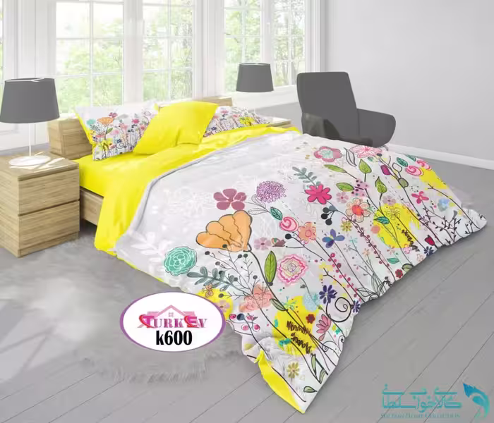 روتختی طرح گلدار دونفره برند Turkev کد K600