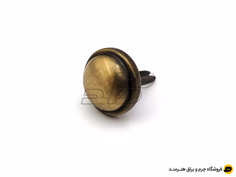 استوک پایه کیف مدل فندقی قطر 1.8 سانت رنگ زردقلم (بسته 10 عددی)