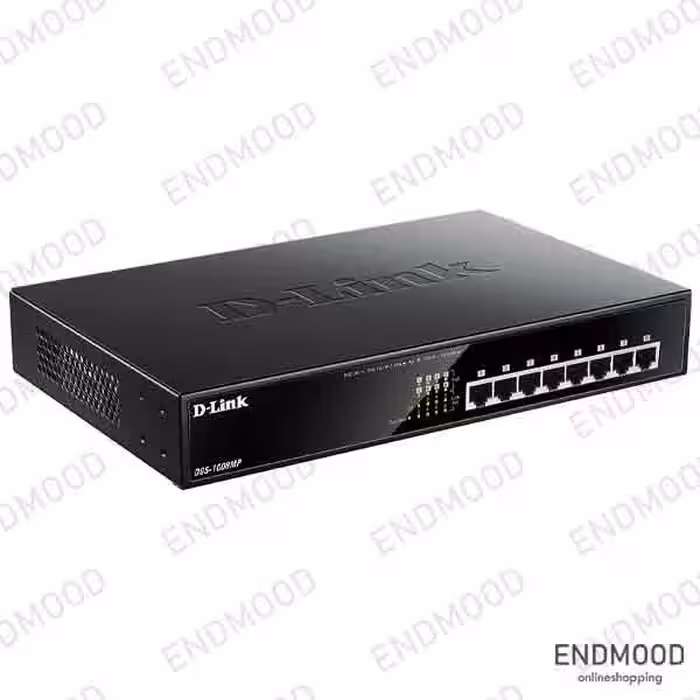 سوییچ رومیزی 8 پورت  PoE دی-لینک مدل DGS-1008MP