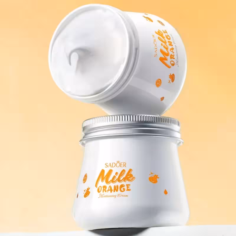کرم آبرسان و مرطوب کننده شیر با رایحه پرتقال