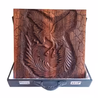 تخته نرد معرق منبت چوبی طرح سیمرغ کد 102242