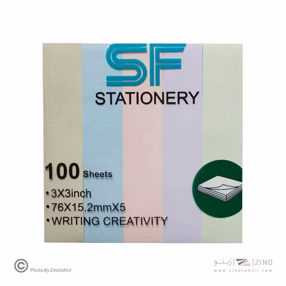 پست ایت100برگ76*15.2الوان موراندی 5تکه اس اف کدSF-320