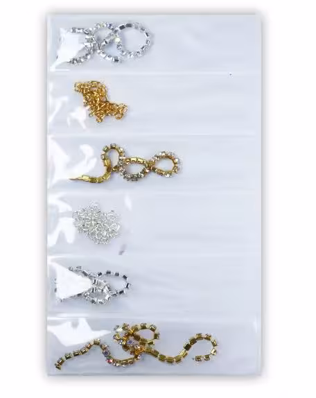 دیزاین زنجیر طراحی ناخن 6 عددی یانگ نیل Young Nails