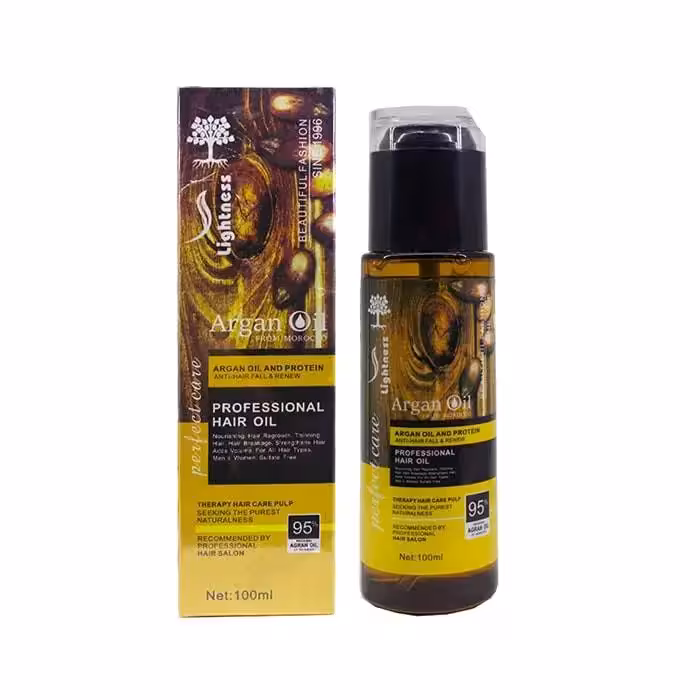 روغن آرگان بدون سولفات لایتنس Lightness حجم 100میل