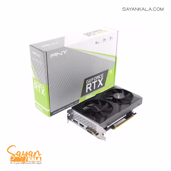 کارت گرافیک پی ان وای مدل GRAPHICS CARD PNY GEFORCE RTX 3050 6GB DDR6