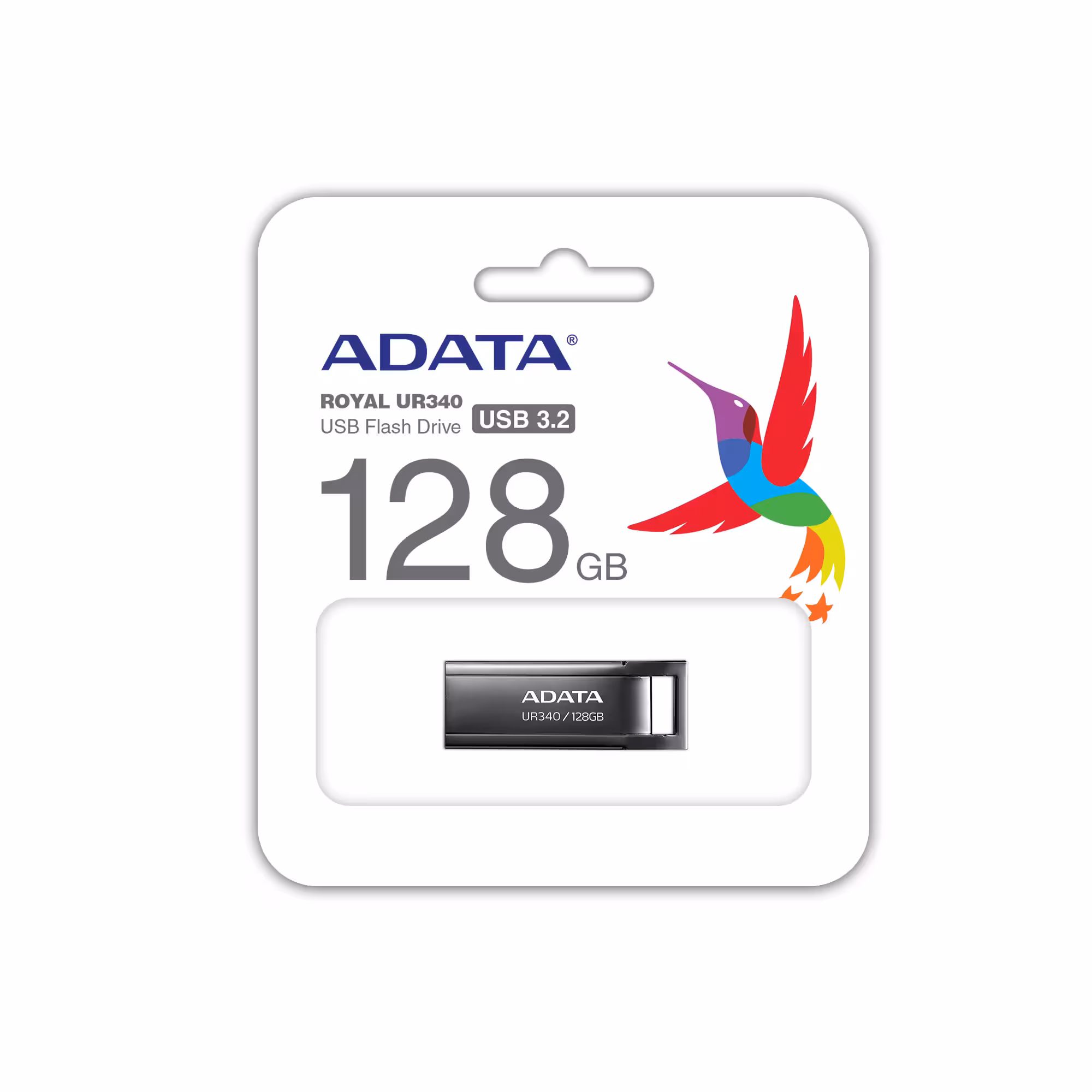 فلش مموری ای دیتا مدل UR340 ظرفیت 128 گیگابایت