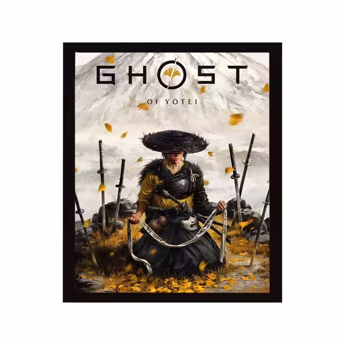 تابلو گیمینگ طرح Ghost Of Yotai سایز 35×45