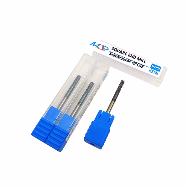 خرید و قیمت فرز اندمیل D3 چهار پر با دنباله 3 میلیمتر سختی راکول HRC48