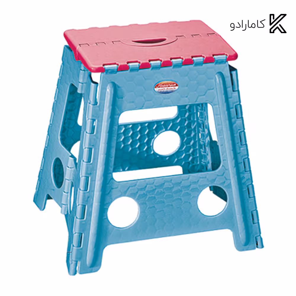 چهارپایه تاشو 3 ناصر پلاستیک کد 517 ( بسته 6 عددی )