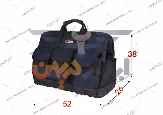 کیف ابزار زارا مدل 118برزنتی کف لاستیکی zara