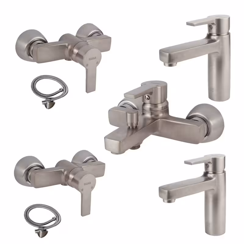 ست شیرآلات کسری مدل امگا مجموعه 7 عددی