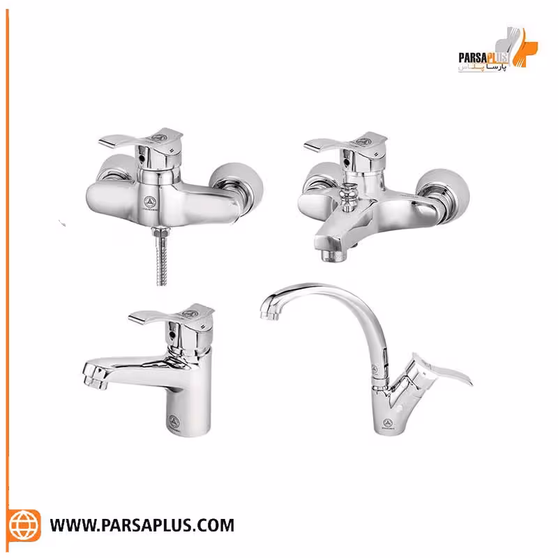 ست شیرآلات قهرمان مدل آبشار