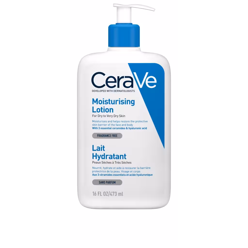 لوسیون کرم مرطوب کننده آبرسان قوی پوست خشک و بسیار خشک 473 میل سراوی CeraVe  Moisturizing Lotion For Dry To Very Dry Skin