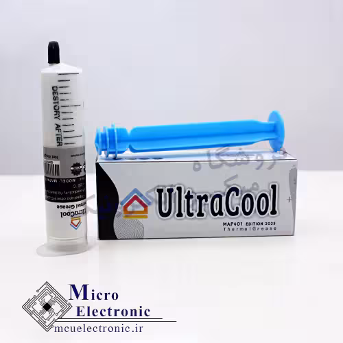 خمیر سیلیکون سرنگ 40 گرمی ضریب 1 Ultracool MAP401