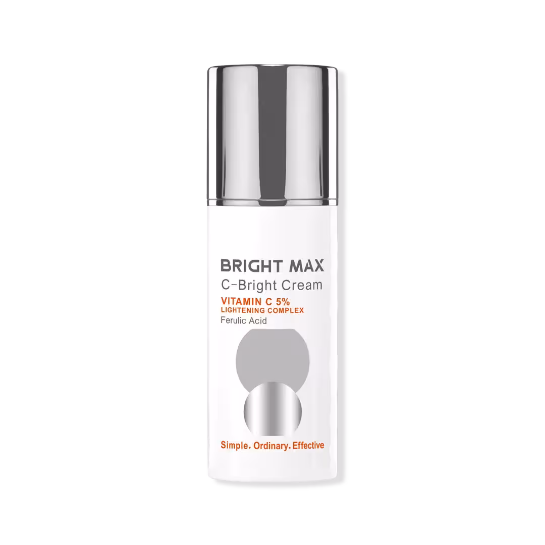 کرم صورت و گردن ویتامین سی ث-برایت برایت مکس