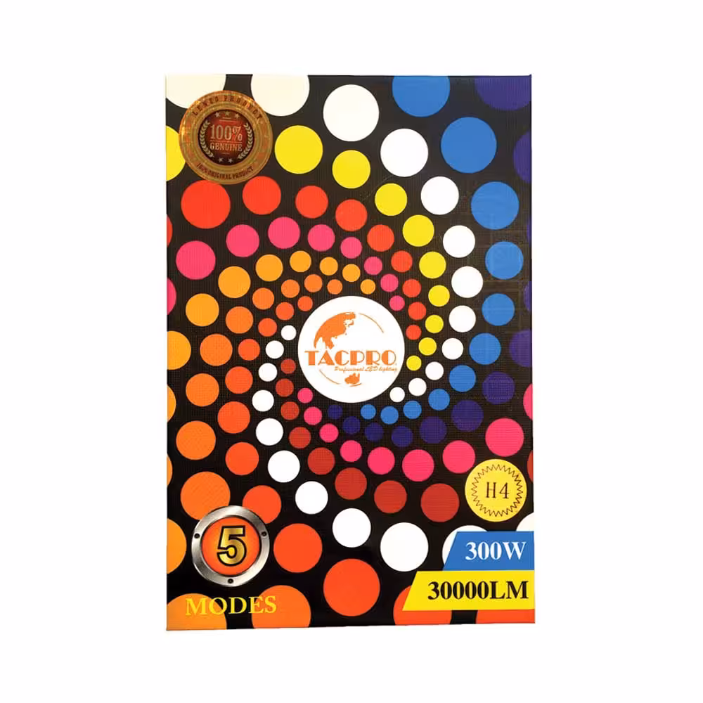 لامپ هدلایت خودرو لنزو چهار رنگ Lenzo H4