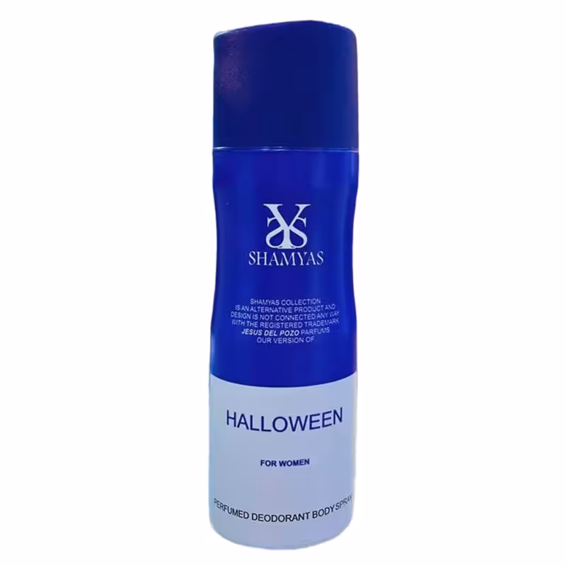 اسپری خوش بو کننده بدن زنانه شمیاس مدل HALLOWEEN حجم 200میلی لیتر