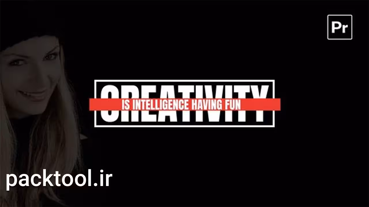 دانلود پروژه آماده تایپوگرافی‌ موشن پریمیر Motion Typography - پک تول