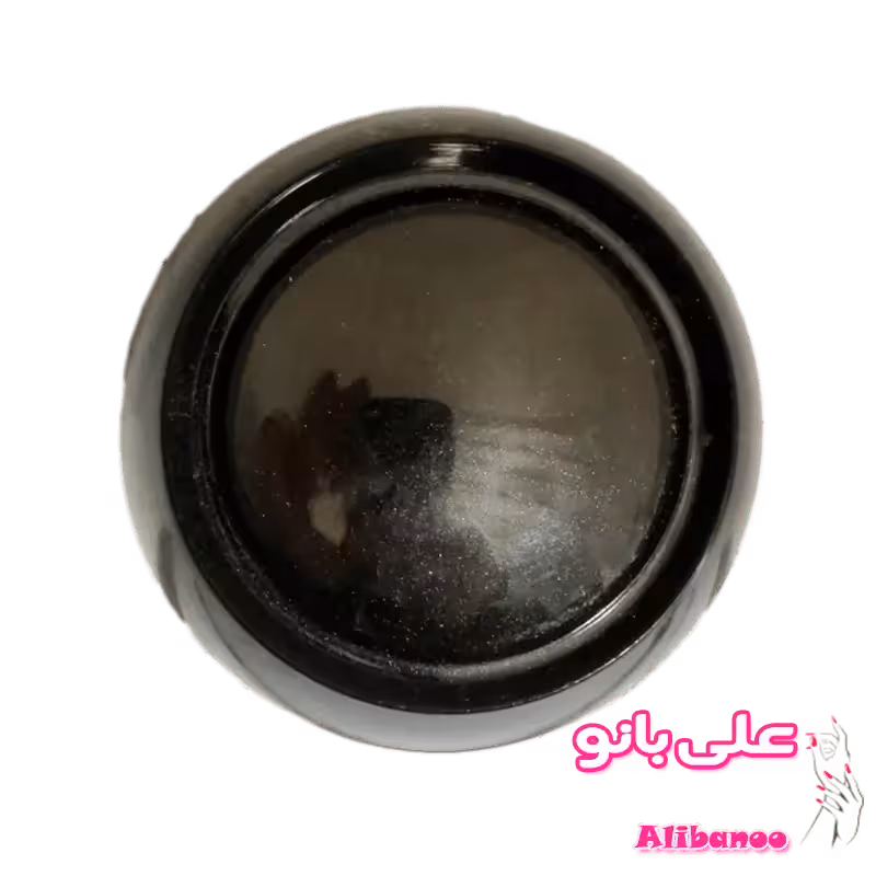 پودر کروم ناخن مشکی
