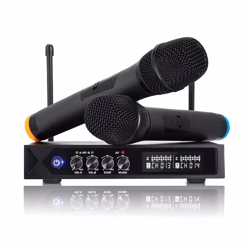 میکروفون دو کاناله حرفه ای برند ROXTAK S9 مدل MKF-951