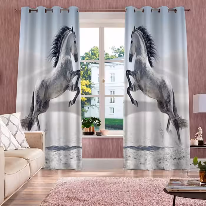 پرده پانچی کد 4 (طرح اسب)