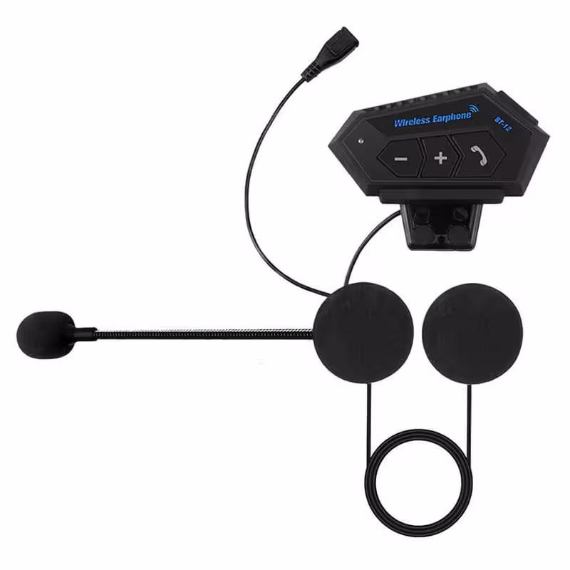 هدست بلوتوثی کلاه کاسکت مدل BT-12 | کالا مکس