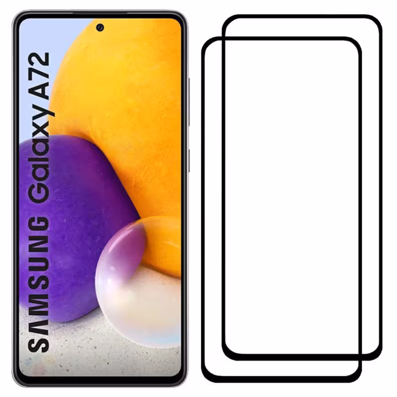 محافظ صفحه نمایش کد nanosra1 مناسب برای گوشی موبایل سامسونگ Galaxy A72 بسته دو عددی