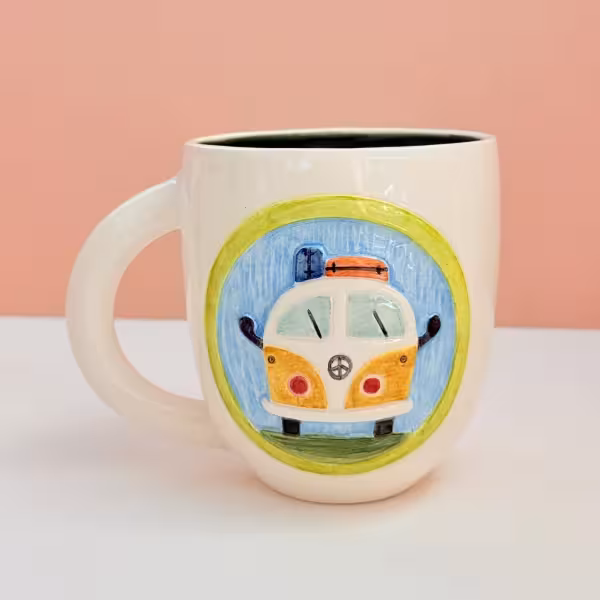 ماگ دستساز برجسته فولکس (ون)