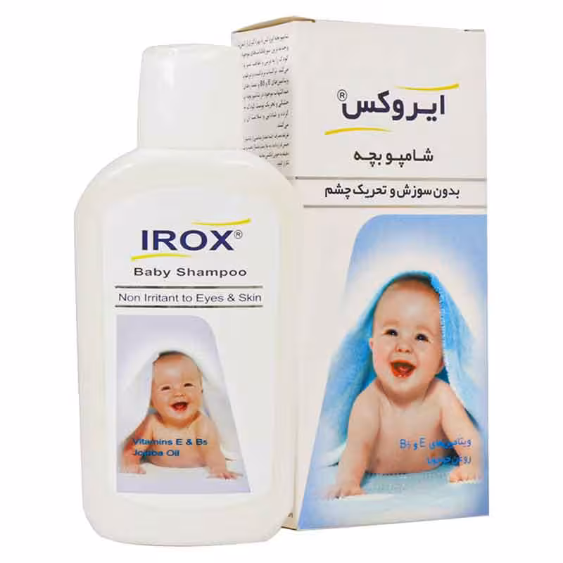 شامپو بچه ایروکس بدون سوزش و تحریک چشم