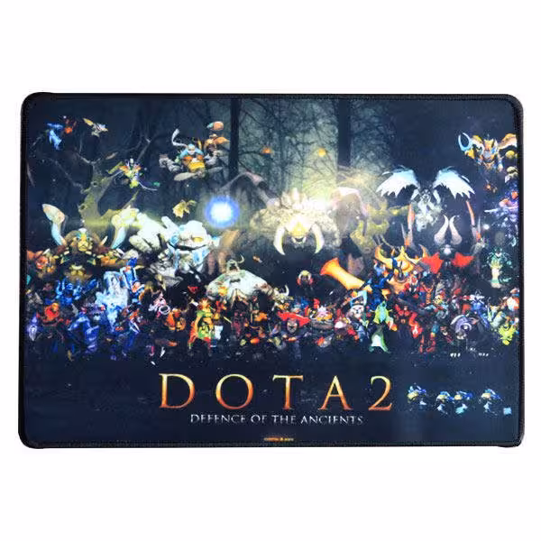 پد ماوس مچر طرح DOTA2 دور دوزی شده و کفی پارچه ای ضد لغزش با طراحی بسیار زیبا و کیفیت ساخت عالی