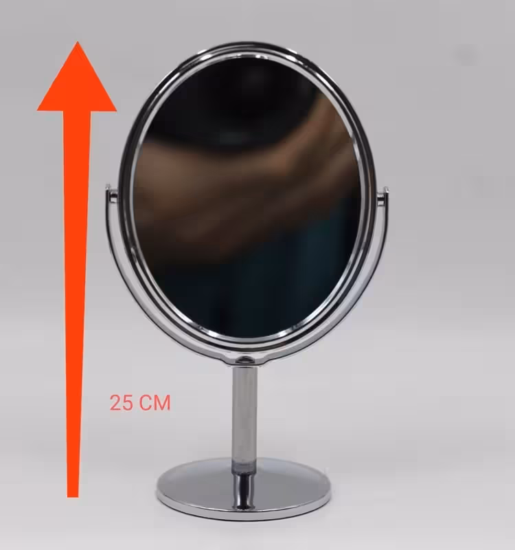 آینه فلزی بیضی بزرگ 1712/020 (پست پیشتاز پس کرایه)